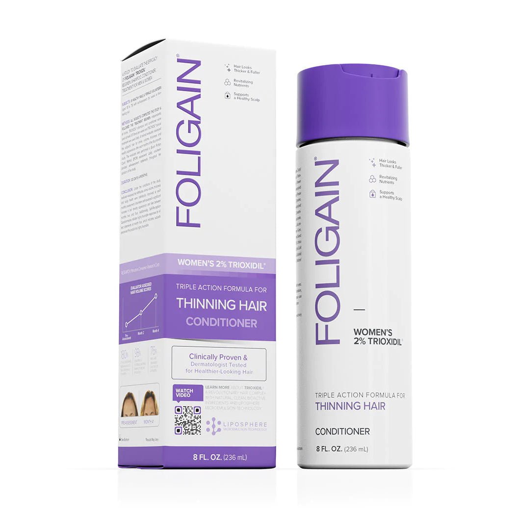 FOLIGAIN Triple Action Conditioner For Thinning Hair For Women with 2% Trioxidil - HairoFOLIGAIN12588