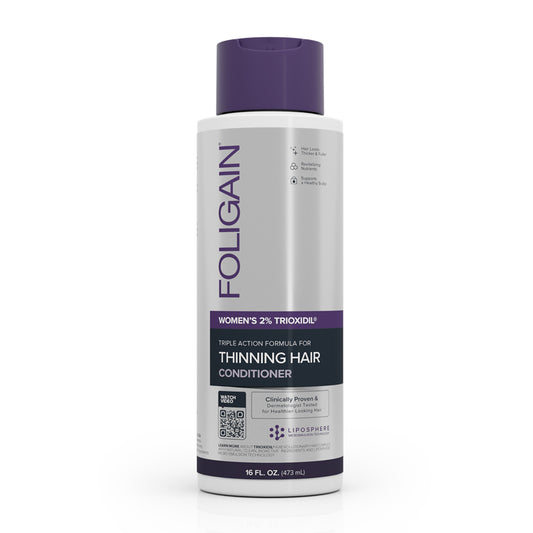 FOLIGAIN Triple Action Shampoo For Thinning Hair For Women with 2% Trioxidil 473ml