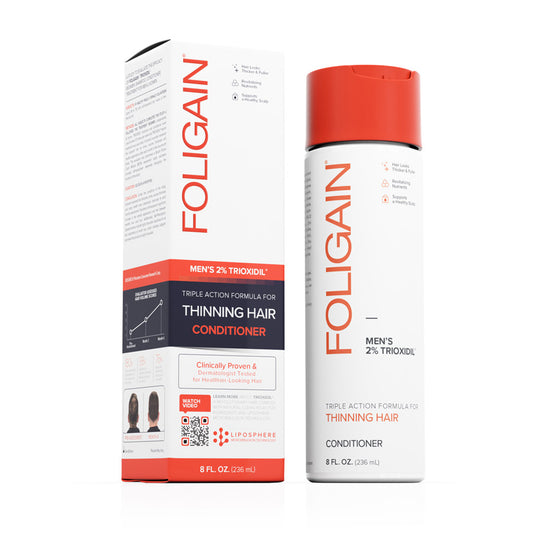 FOLIGAIN Triple Action Conditioner For Thinning Hair For Men with 2% Trioxidil - 236ml