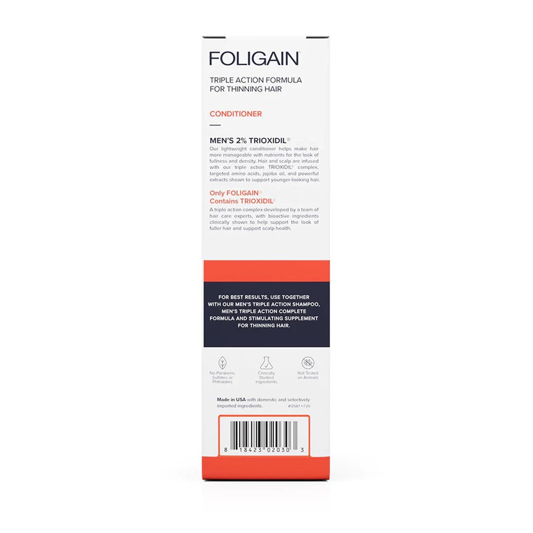 FOLIGAIN Triple Action Conditioner For Thinning Hair For Men with 2% Trioxidil - 236ml - HairoFOLIGAIN12587
