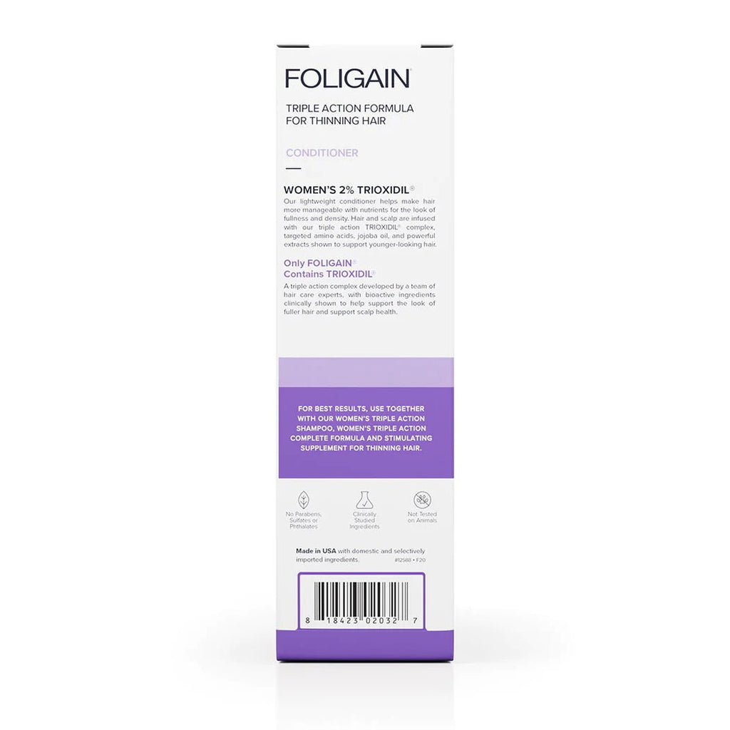 FOLIGAIN Triple Action Conditioner For Thinning Hair For Women with 2% Trioxidil - HairoFOLIGAIN12588