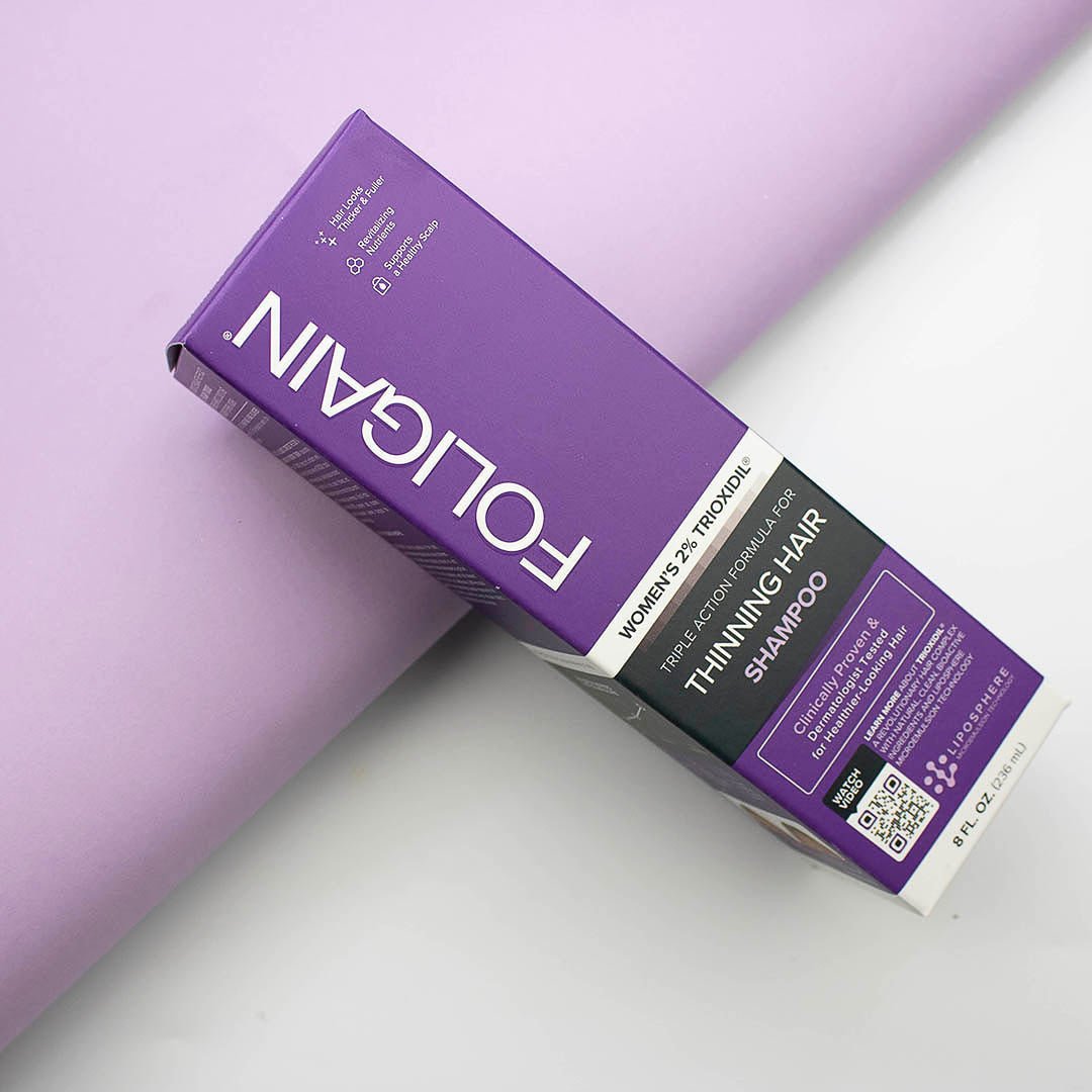 FOLIGAIN Triple Action Shampoo For Thinning Hair For Women with 2% Trioxidil - 236ml - HairoFOLIGAIN12590