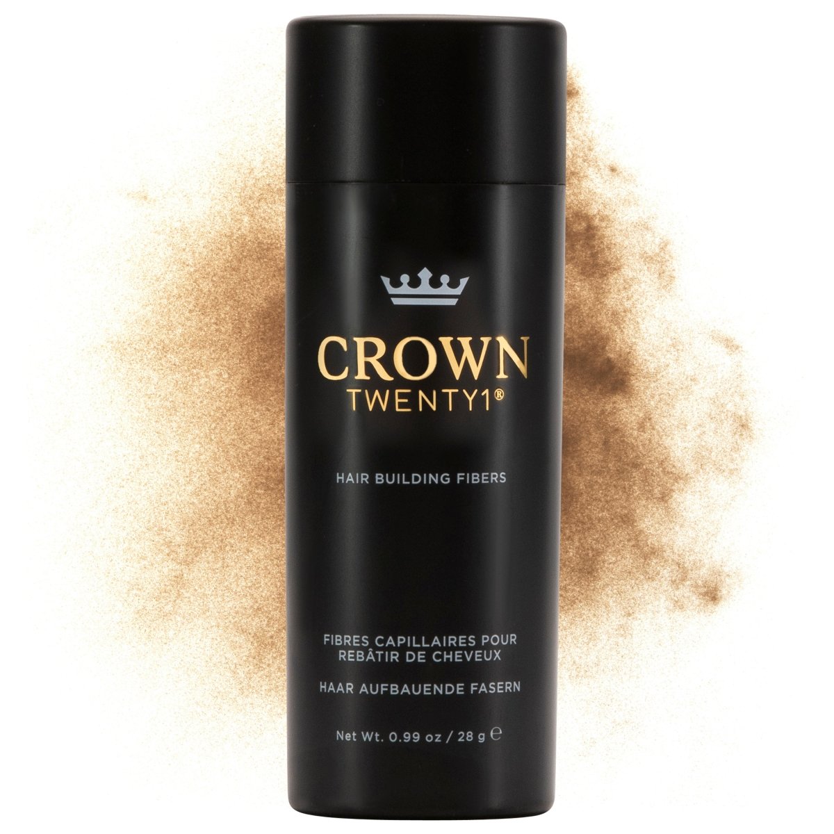 Crown Hair Fibers Hair Loss Concealer (28g) - 75 Day Supply - HairoCROWN TWENTY 1CRO2505