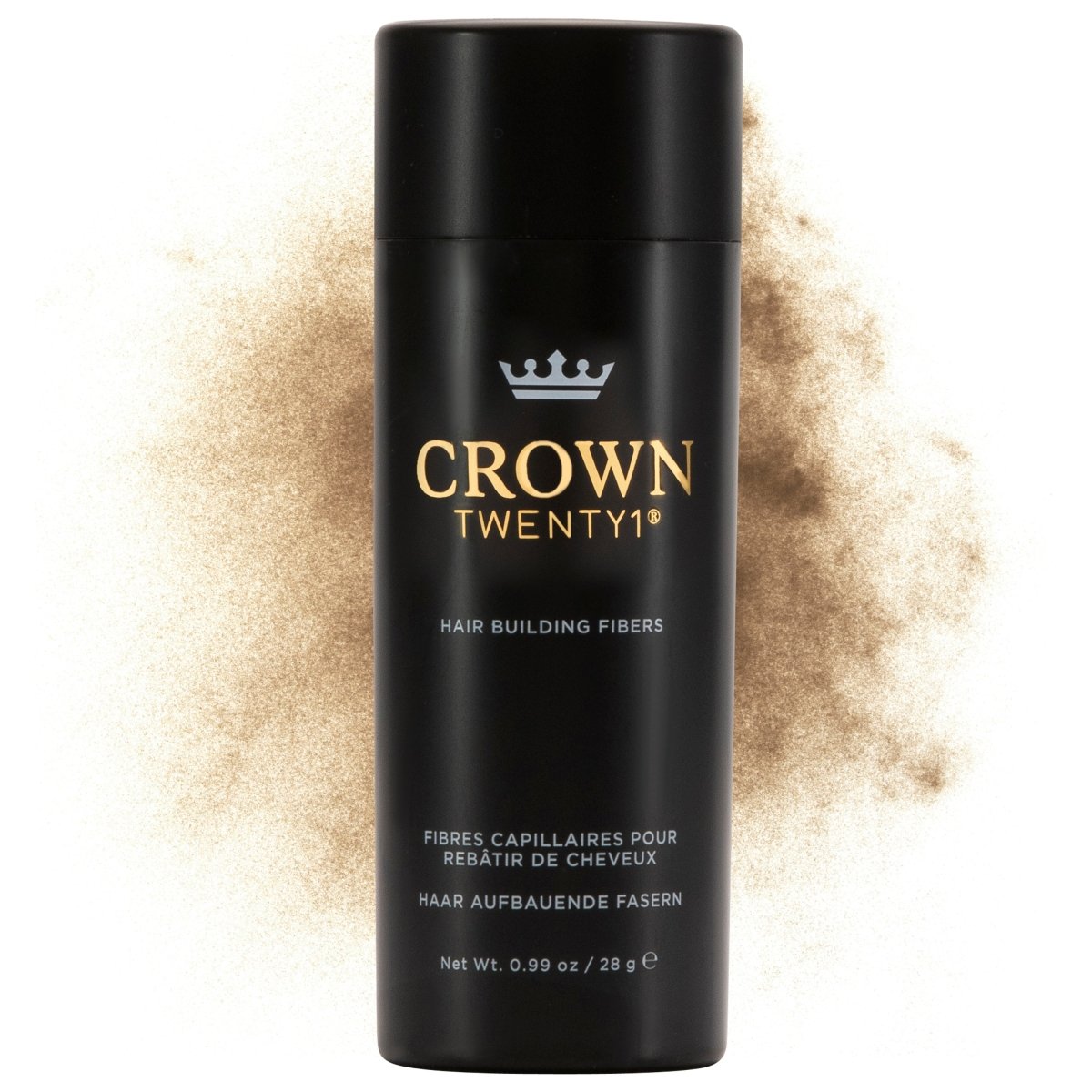 Crown Hair Fibers Hair Loss Concealer (28g) - 75 Day Supply - HairoCROWN TWENTY 1CRO2506